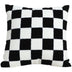 Black And White Simple Checkerboard Pillow Living Room Sofa - Minihomy