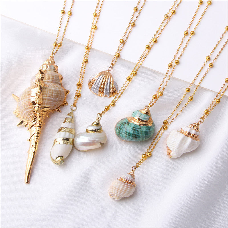 Phnom Penh Conch Shell Necklace - Minihomy