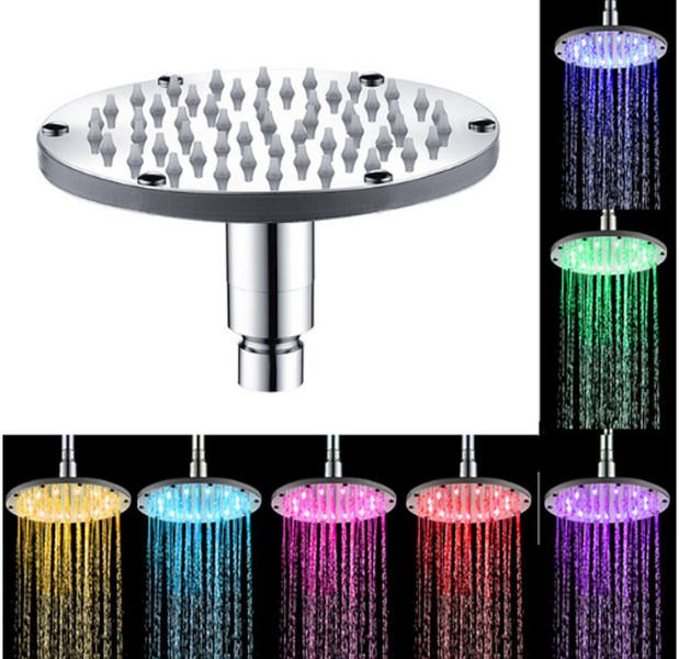 Colorful 7 Colors Change LED Shower Head Bathroom Bathroom Shine Water Faucet - Minihomy