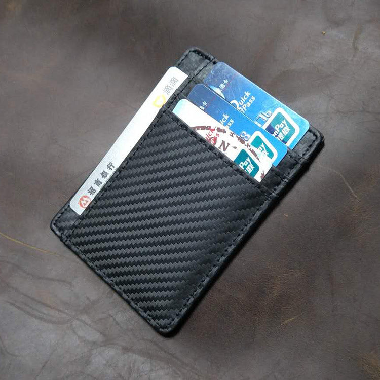 EXINOZ Leather Minimalist Wallet  RFID Blocking - Minihomy