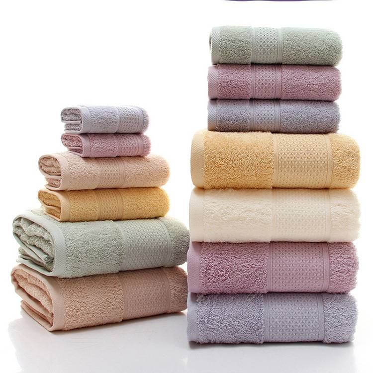 Pure cotton thickened bath towel