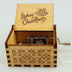 Antique Carved Wooden Hand Crank Music Box - Minihomy