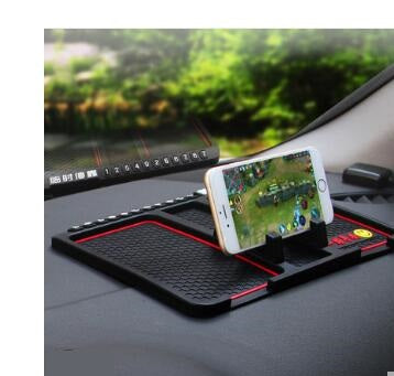 Car mobile phone bracket anti-skid pad car navigation device anti-mite pad instrument panel multi-function storage pad - Minihomy