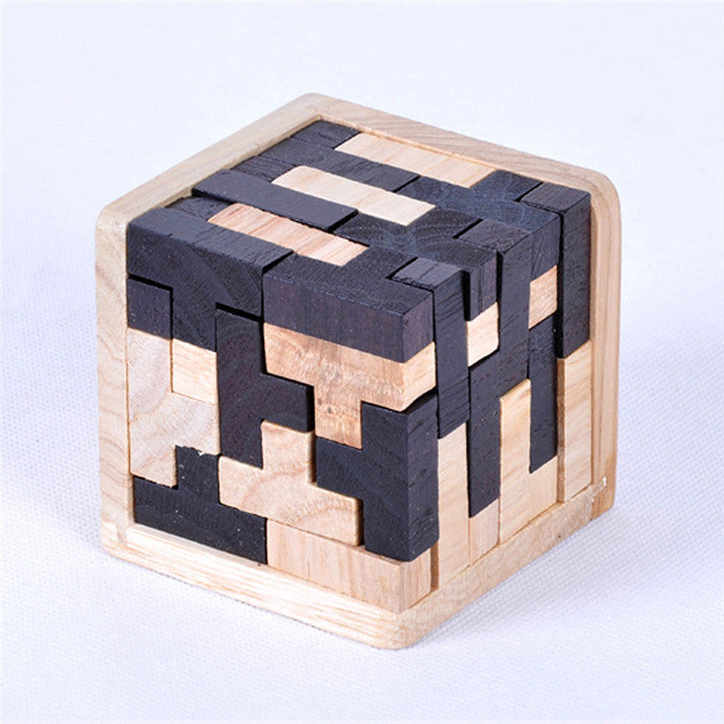 Creative 3D Puzzle Luban Interlocking Wooden Toy Early Educational Toys Puzzles - Minihomy