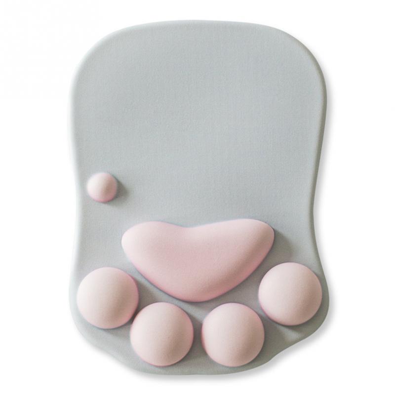 Personality Cat Paw Comfortable Soft Office Desk Decor Wrist Support Mouse Pad - Minihomy