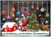 Christmas decorations store window stickers - Minihomy