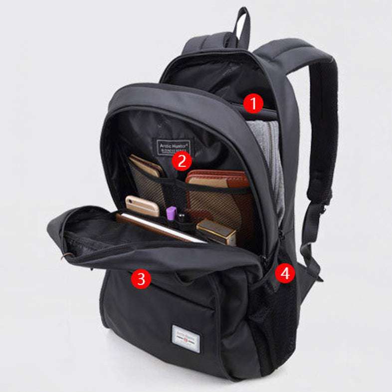 Charging backpack Oxford cloth notebook bag - Minihomy