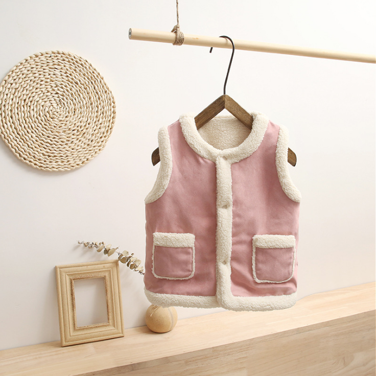 Autumn and Winter Children Lambs Waistcoats - Minihomy