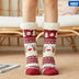 Christmas socks female autumn and winter tube floor socks - Minihomy