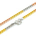 Silver Colored Gold Necklace Domineering Men's Long Necklace