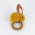 Hair ball rabbit hair ring - Minihomy