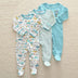 3pcs Flower Sleepsuit Baby Girl Pajamas Newborn Boy Clothes - Minihomy