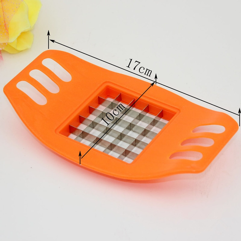 kitchen gadgets 2 Blades Potato Cutter Chopper Stainless French Fries Slicer for kitchen cortador de vegetales Home Kitchen Tool - Minihomy