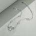 Bow Anklet Sterling Silver Anklet for Women Gifts for Women Girls - Minihomy