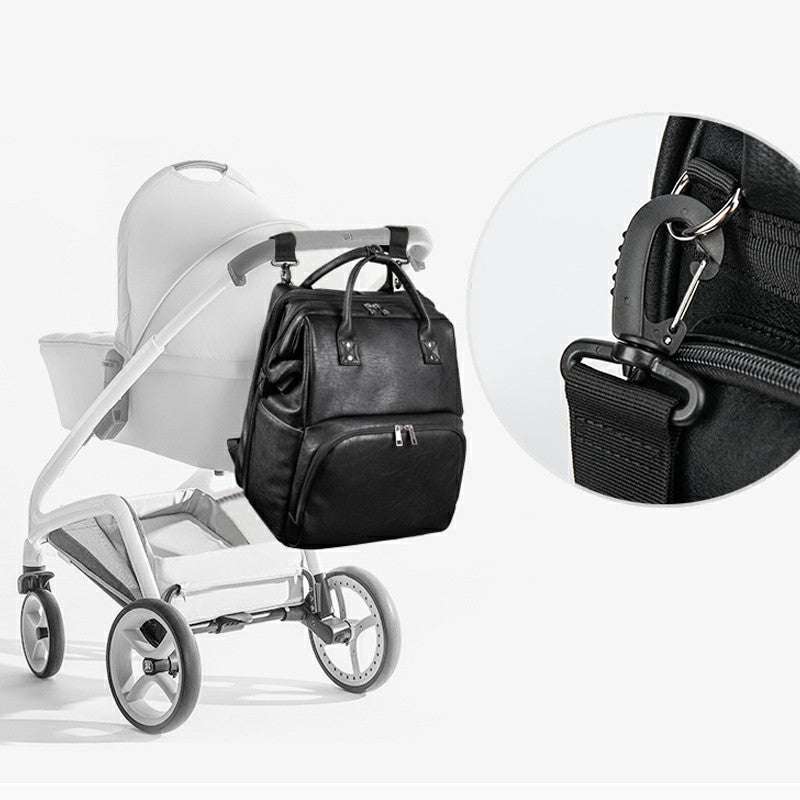 Folding Crib Mother And Baby Bag Multi-purpose Backpack - Minihomy