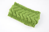 Twist Knitted Wool Headband With Ear Protection Headgear