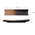 Rectangular Sushi Plate Black Simple Long Plate