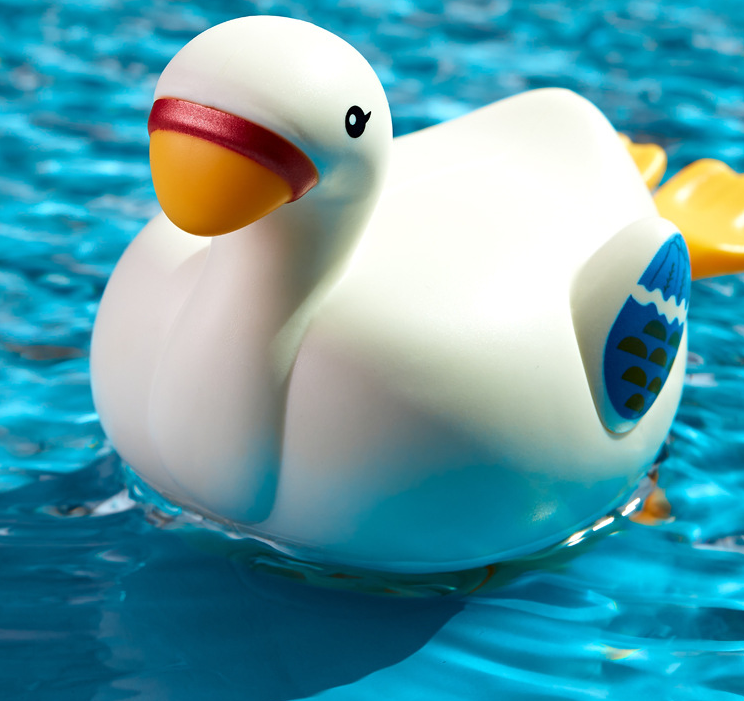 Baby Bath Toys Cute Cartoon Goose Dolphin Swimming Wind-up Clockwork Infant Children Water Toys Gifts Kids Showering Toys - Minihomy