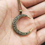 Electroplating Elegant Moon Charm Zinc Alloy Popular Necklace - Minihomy