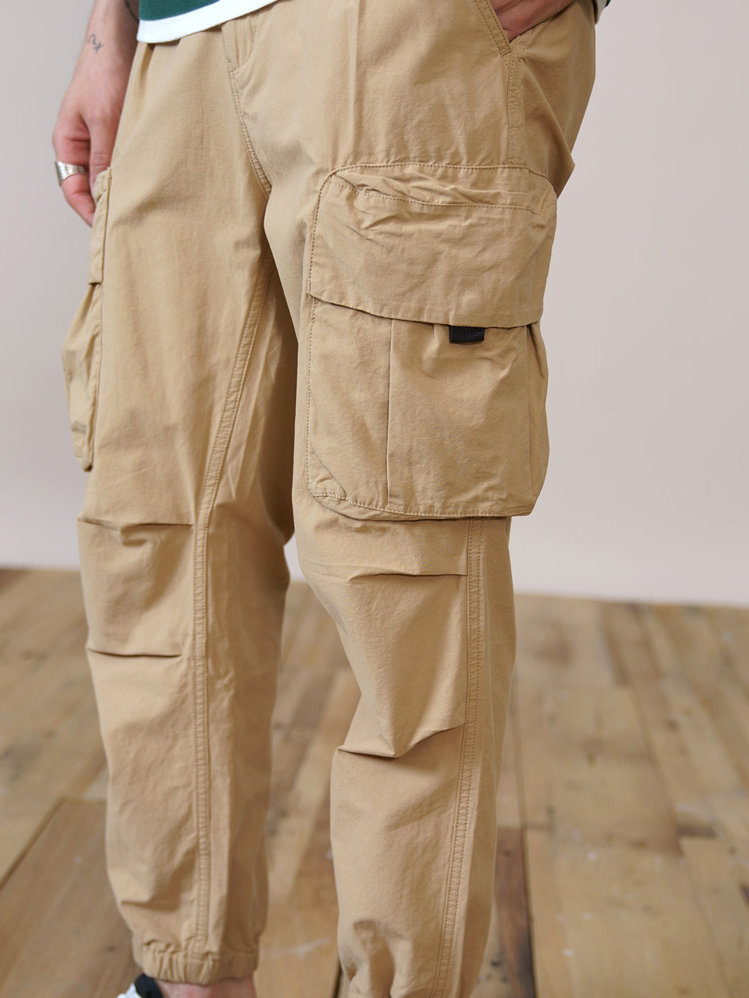 Autumn Multi-bag Tooling Trousers Casual Cropped Trousers Men - Minihomy