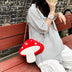 Cute Mushroom Bag Personality Cartoon Bag Chain Contrast Color Stitching Shoulder Bag - Minihomy