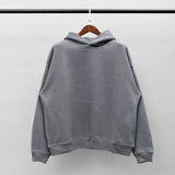 Classic Solid Color High Street Plus Fleece Hooded Sweater Men - Minihomy