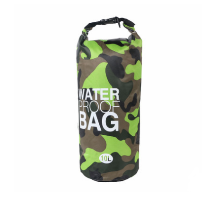 Camouflage waterproof bucket bag beach bag waterproof bucket bag outdoor drifting waterproof bag waterproof bag - Minihomy