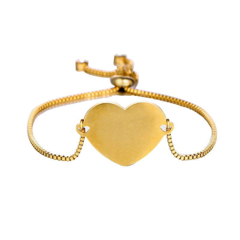 Heart telescopic bracelet DIY - Minihomy