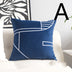 Velvet Modern Minimalist Bedside Cushion Pillow