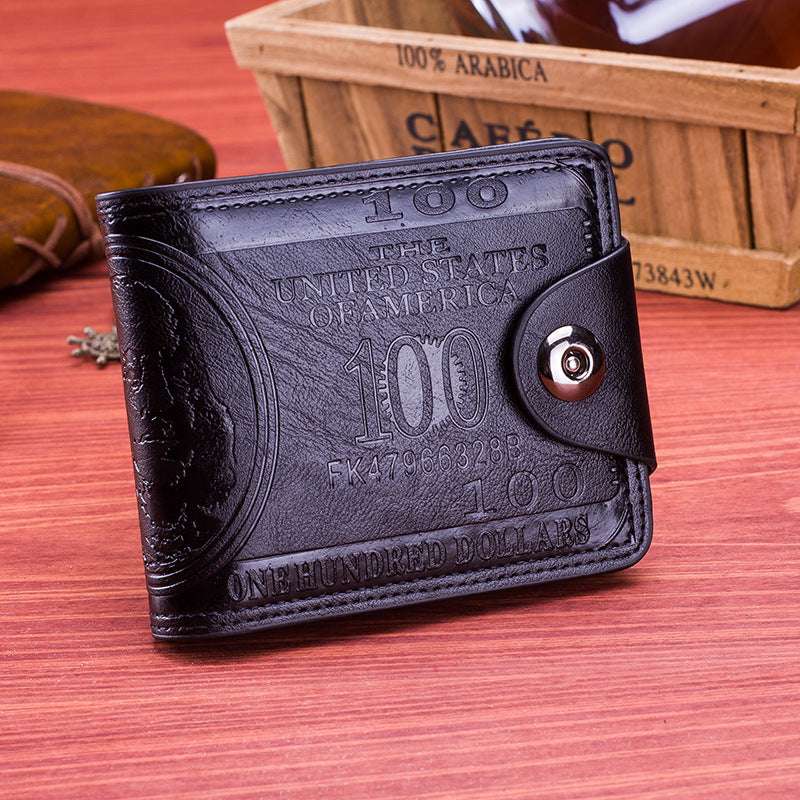 Detonating Wish Double Line Pressure Change Magnetic Buckle Wallet Money Clip - Minihomy