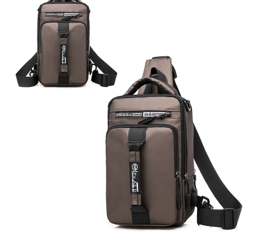 Chest bag casual outdoor messenger bag - Minihomy