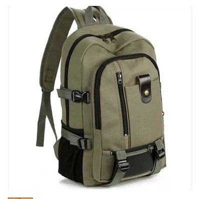 Men's Leisure Canvas Bag retro fashion school computer backpack - Minihomy