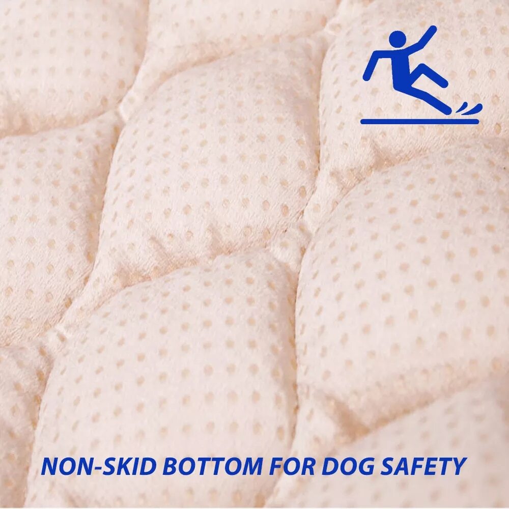 Furrybaby Dog Bed Mat Soft Crate Mat with Anti-Slip Bottom Machine Washable Pet Mattress for Dog - Minihomy