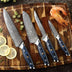 Kitchen Stainless Steel Damascus Knife Set - Minihomy