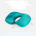 Portable U-Shape Inflatable Travel Pillow Car Head Rest Air Cushion For Travel Office Nap Head Rest Air Cushion Neck Pillow - Minihomy