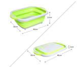 Folding Vegetable Board Household  Multifunctional Anvil Board Washing Basket - Minihomy