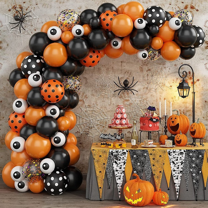 Halloween Party Decor Latex Balloons Set - Minihomy