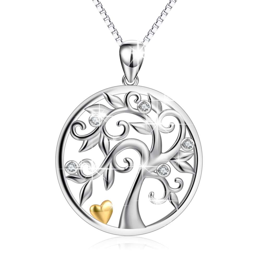 Life of Tree Pendant 925 Silver Necklace - Minihomy