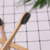 Natural square handle bamboo toothbrush - Minihomy