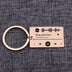 Personalized DIY Custom Music Scan Code Keychain Stainless Steel - Minihomy