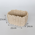 Nordic Wind Hand-woven Thick Cotton Rope Storage Basket - Minihomy