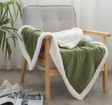 Double blankets spring and autumn warm nap blanket - Minihomy