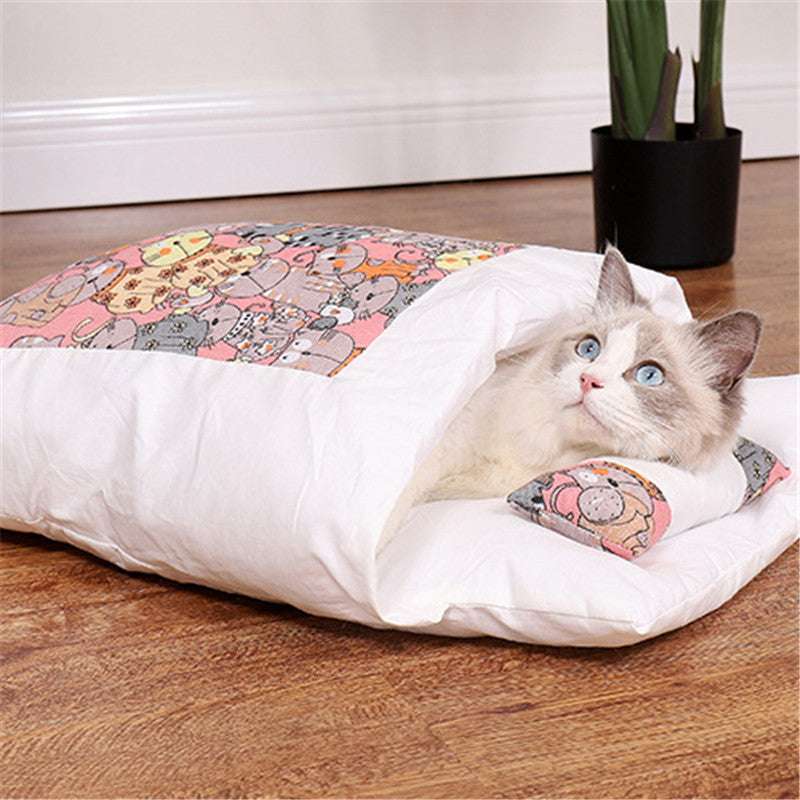 Cat Litter Winter Warm Closed Removable And Washable Quilt - Minihomy