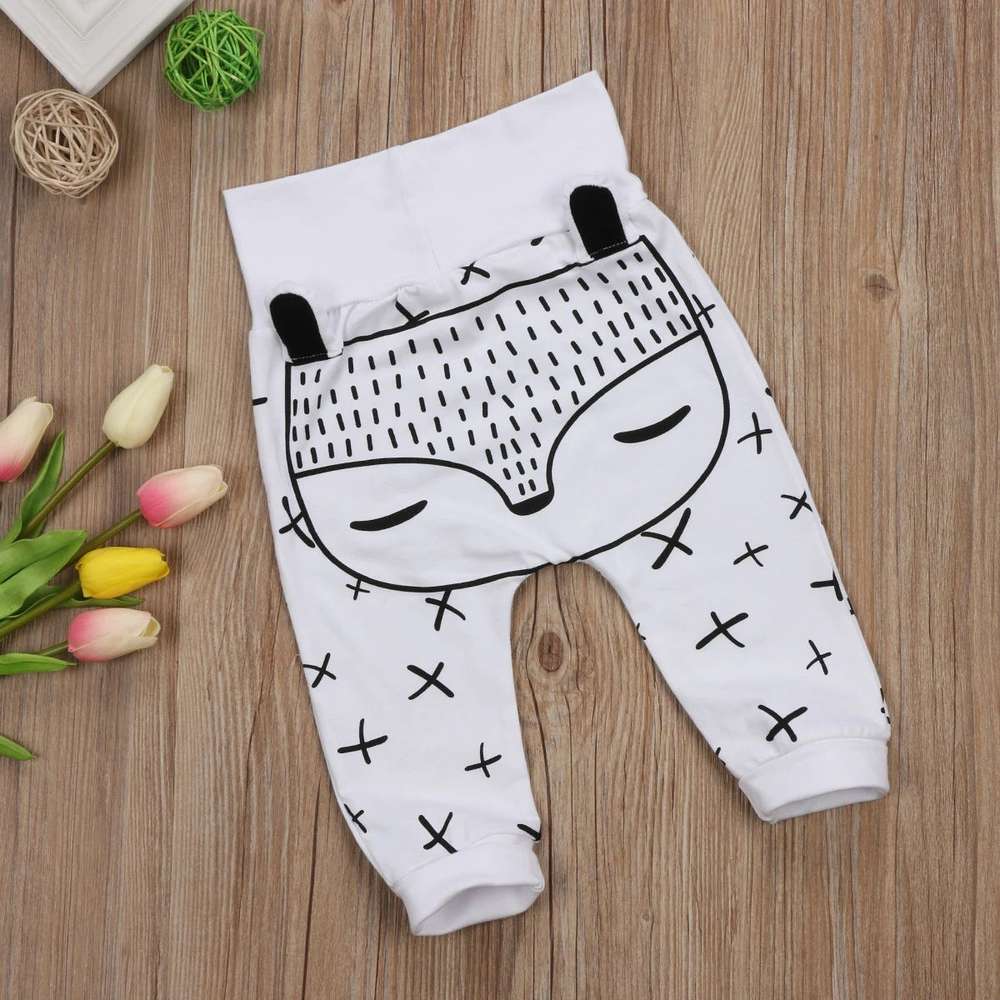 Baby Pants Baby Girls Long Harem Pants Newborn Trousers - Minihomy