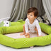 Crib bed surrounded by cotton four seasons universal children anti-collision summer breathable elliptical bed baby - Minihomy