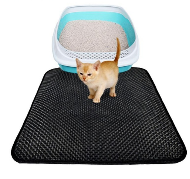 Double Layer Litter Cat Bed Pads  Pet Product Bed For Cats House Clean Mat - Minihomy