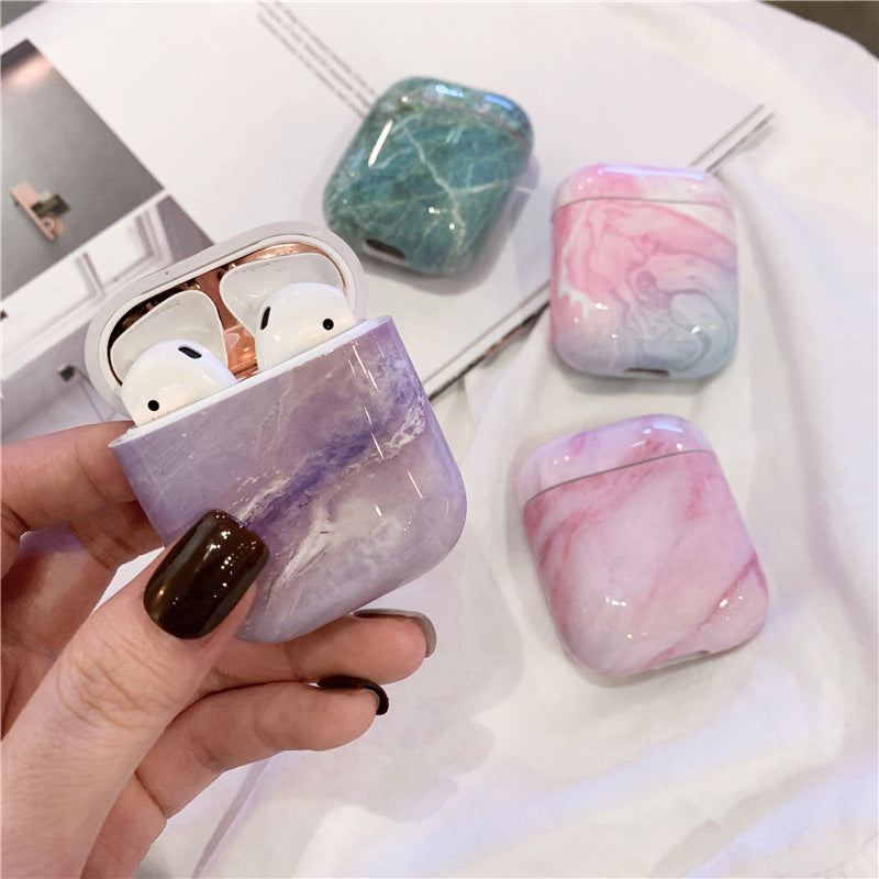 Marble protective cover cross-border earphone set - Minihomy