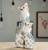 Cute Cat Decoration Desktop Creative Home Accessories Living Room Wine Cabinet Porch Decoration - Minihomy