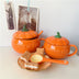 Ceramic Breakfast Couple Pumpkin Cups - Minihomy