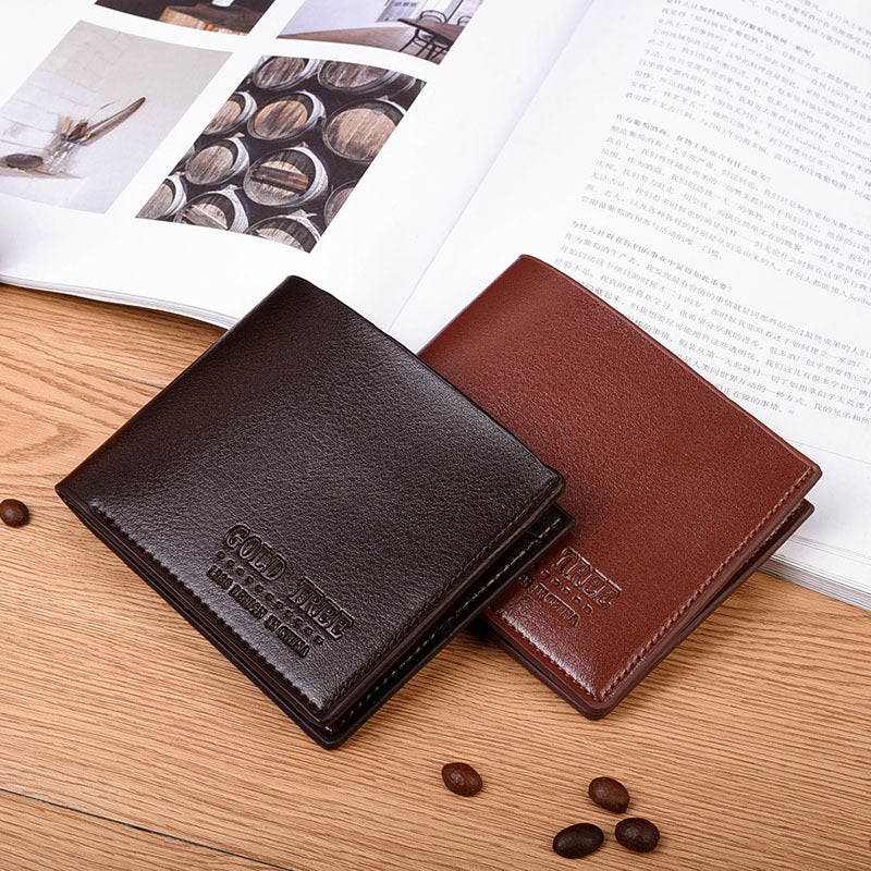 Men's Short Wallet Card Holder Change Cash Organizer Card Holder - Minihomy